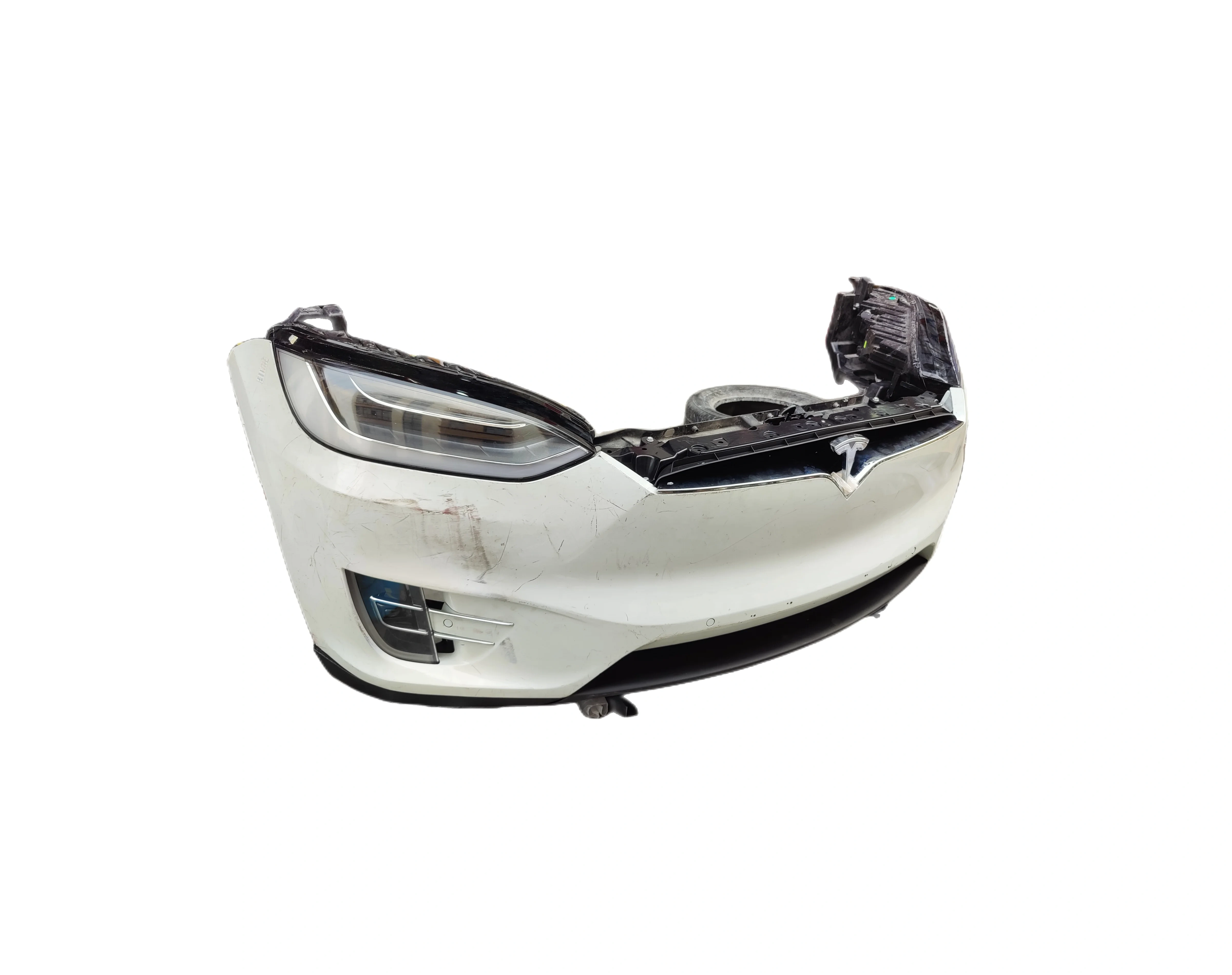 Auto Parts Tesla Front Bumper Assembly for 2016-2019 Tesla Model X Body Kit Front Face Assembly Boxes Plastic Factory Outlet