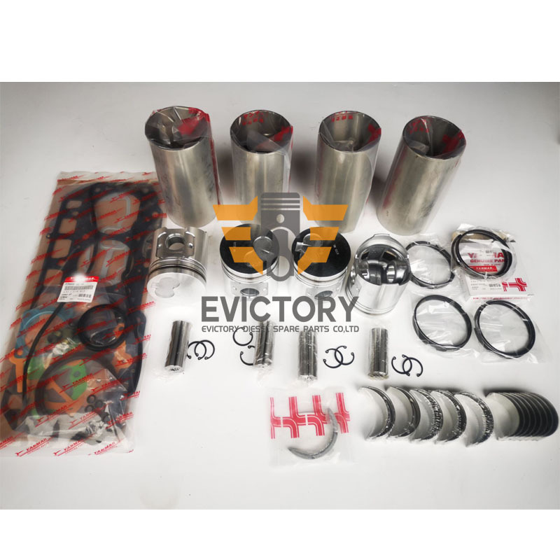 4D92E 4TNE92 Overhaul Rebuild Kit For Yanmar Komatsu FD15T Forklift Engine Parts