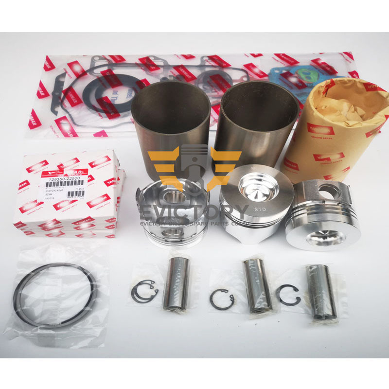 3TN84L-RB 3TN84 3TN84E-RK 3D84N-2C Overhaul Rebuild Kit For Yanmar Engine Repair
