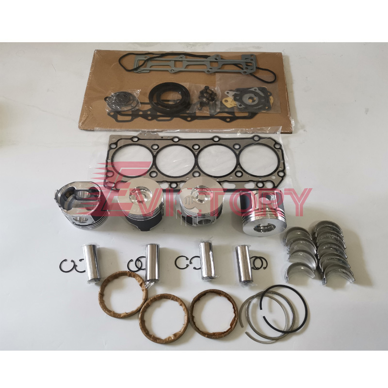 4TNV84 Cylinder Head Overhaul Rebuild Kit For Yanmar Engine John Deere 990 1600