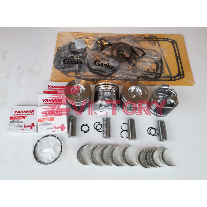 4TNV94 overhaul rebuild kit for Yanmar engine Daewoo S55-VP DX55 excavator parts