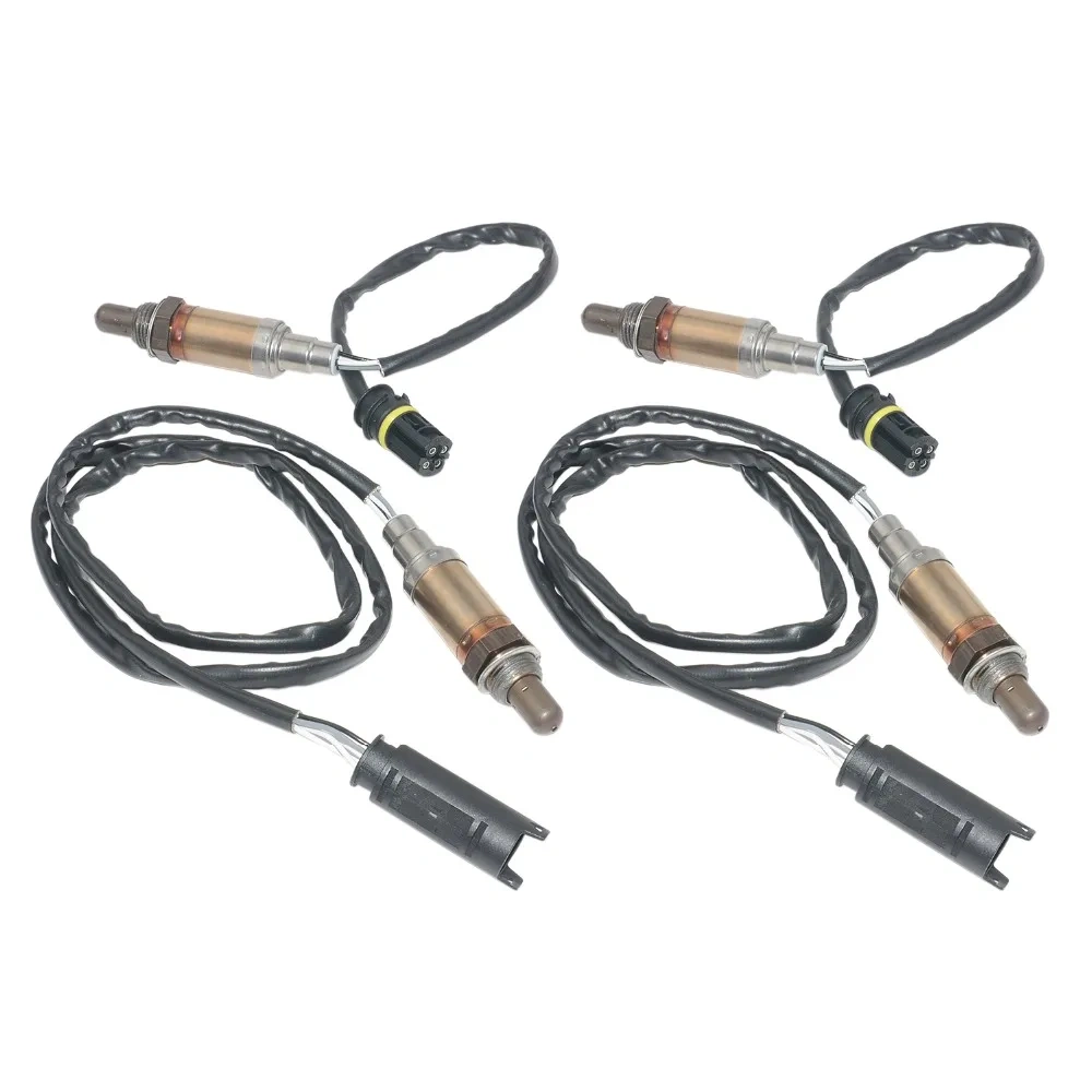 AP03 Front & Rear Oxygen O2 Sensors For BMW E60 E61 520i 525i 530i E46 320i 323i 328i 330i M52 B20 E38 X3 X5 Z3 Z4 lambda probe