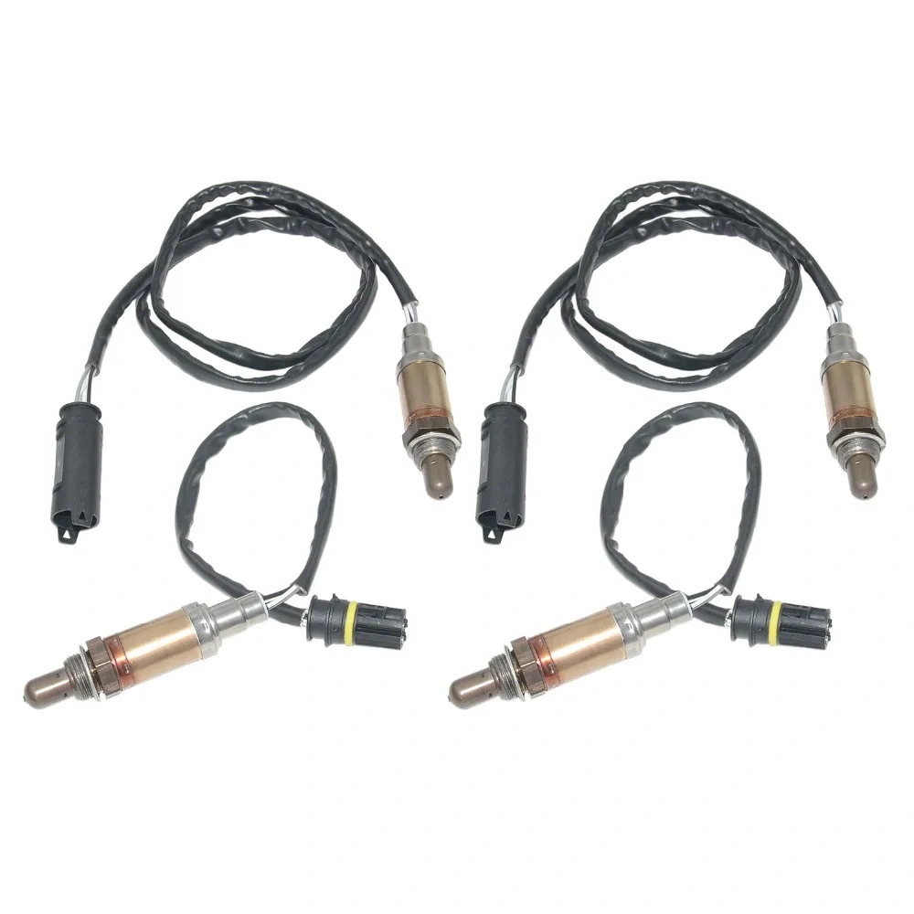 AP03 Front & Rear Oxygen O2 Sensors For BMW E60 E61 520i 525i 530i E46 320i 323i 328i 330i M52 B20 E38 X3 X5 Z3 Z4 lambda probe