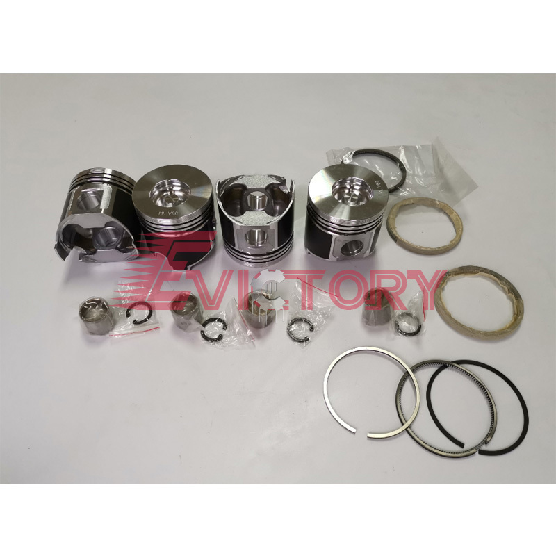 4TNV86CT 4TNV86CHT Piston Kit W/ Ring Set For Yanmar Engine John Deere 4052