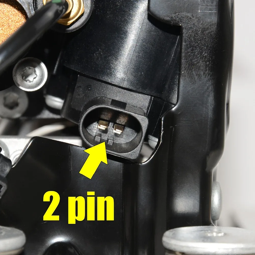 AP03 Air Suspension Compressor Pump With Valve Block For BMW 5 7 Series F01 F02 F04 F07 GT F11 37206784137  37206875176