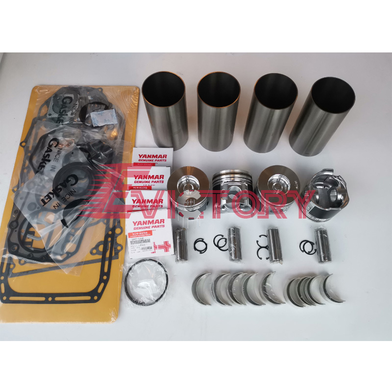 For Yanmar 4TNV98 4TNV98T Engine Overhaul Rebuild Kit PRAMAC Generator Parts