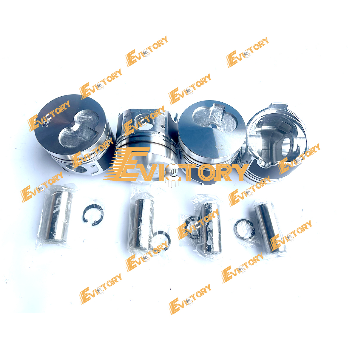 For Yanmar 4TNE98-NMH 4TNE98 4D98LE Engine Crankshaft Overhaul Rebuild Kit Parts