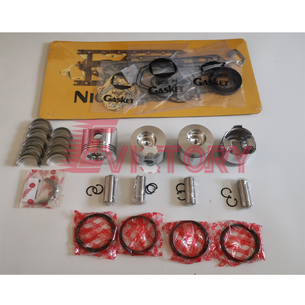 4TNE88 4D88E-3 Cylinder Head Overhaul Rebuild Kit For Yanmar Engine 4700 4710