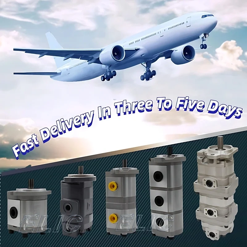 Made in China Excavator Part 3 Stage Gear Pump 705-41-08010 PC40-6 PC20 Hydraulic Micro Gear Pump for Komatsu Series
