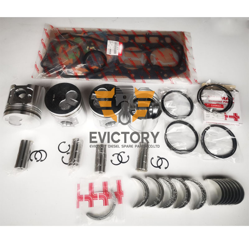 For Yanmar 4TNE92-NMH Engine Crankshaft Overhaul Rebuild Kit Hiyster H2.5TX Part