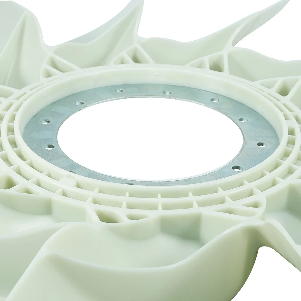 Custom Plastic High Performance Engine Cooling Motor Radiator Fan Wheel Exhaust Fan Blade for FAW Dongfeng JAC Shacman Foton