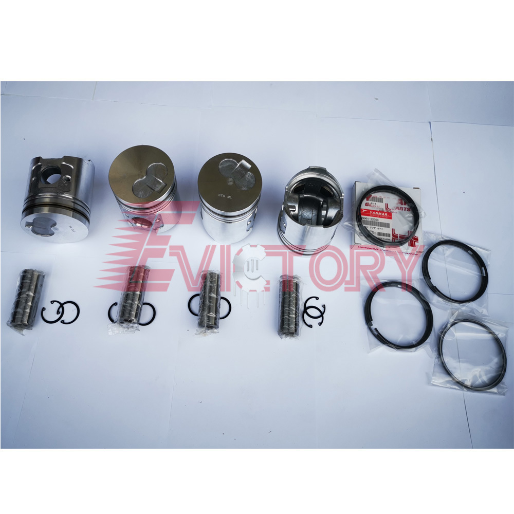 For Yanmar 4TNE92-NMH Engine Crankshaft Overhaul Rebuild Kit Hiyster H2.5TX Part