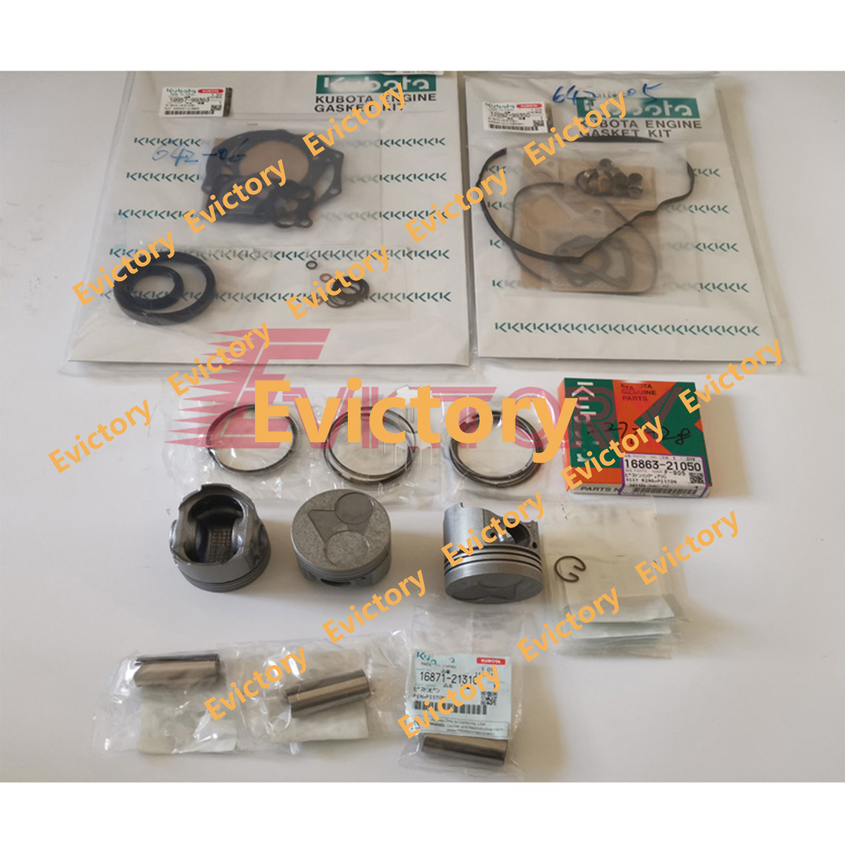 D662 Overhaul Rebuild Kit for Kubota Engine A-13 A13 Tractor Repair Parts