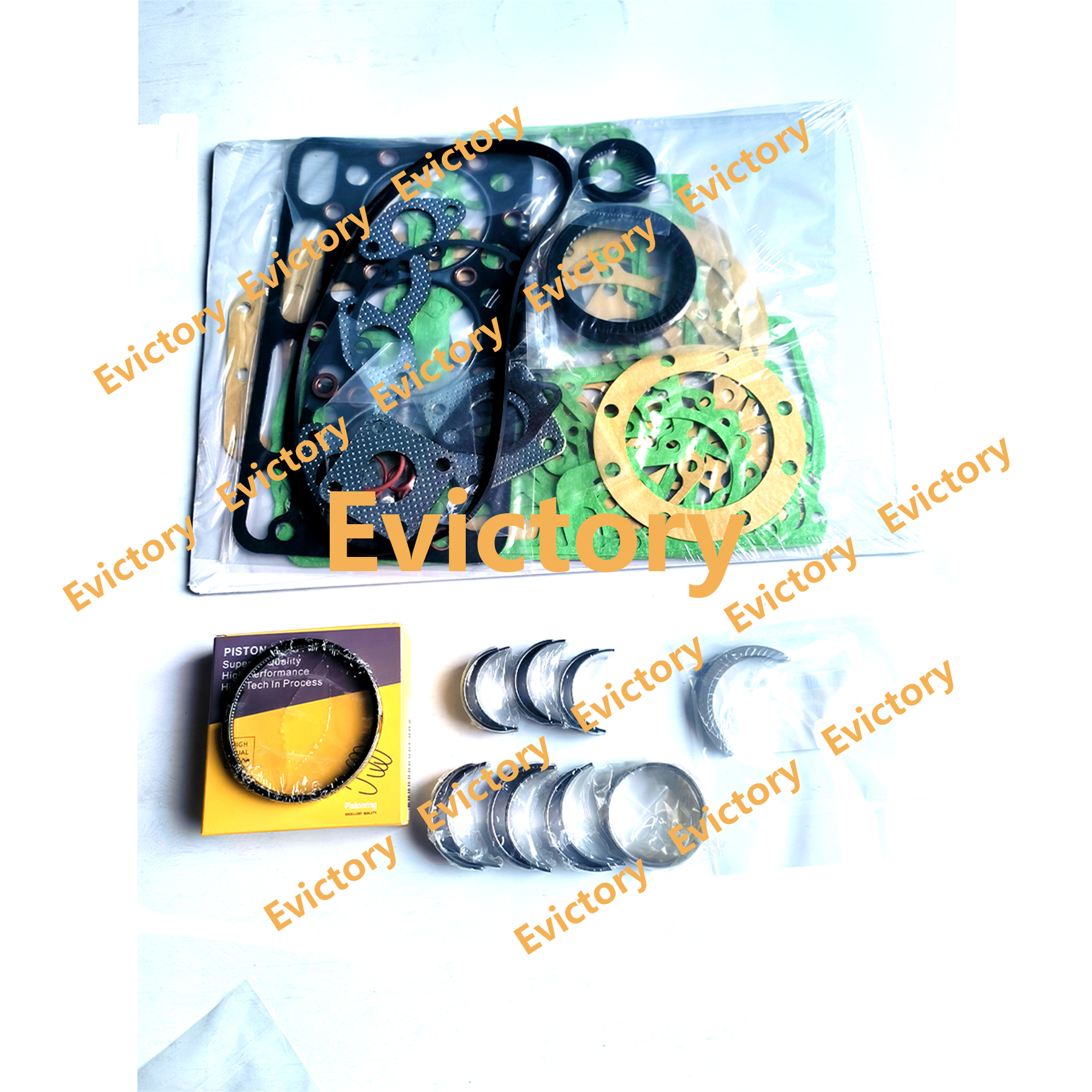 D1402DIA D1402DIAE Overhaul Re-ring Kit For Kubota Engine L2500DT L2550DT L2650D