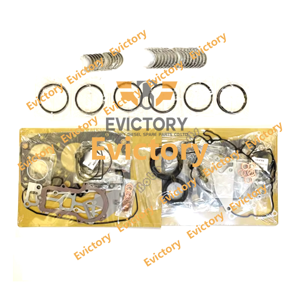 S2600 Overhaul Re-ring Kit For Kubota Engine Tractor Parts Ring Bearing Gasket