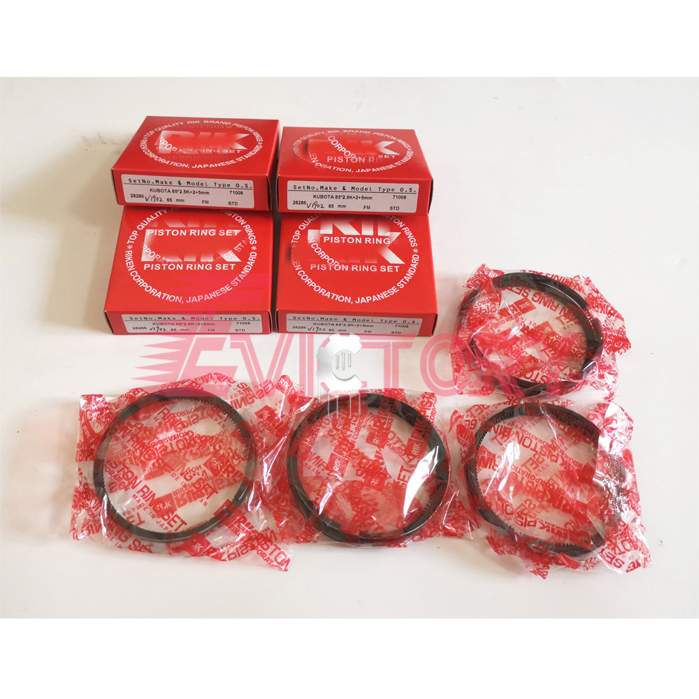 V1903 Piston Ring Set Overhaul Gasket Kit For Kubota Engine L3600DT Repair Parts