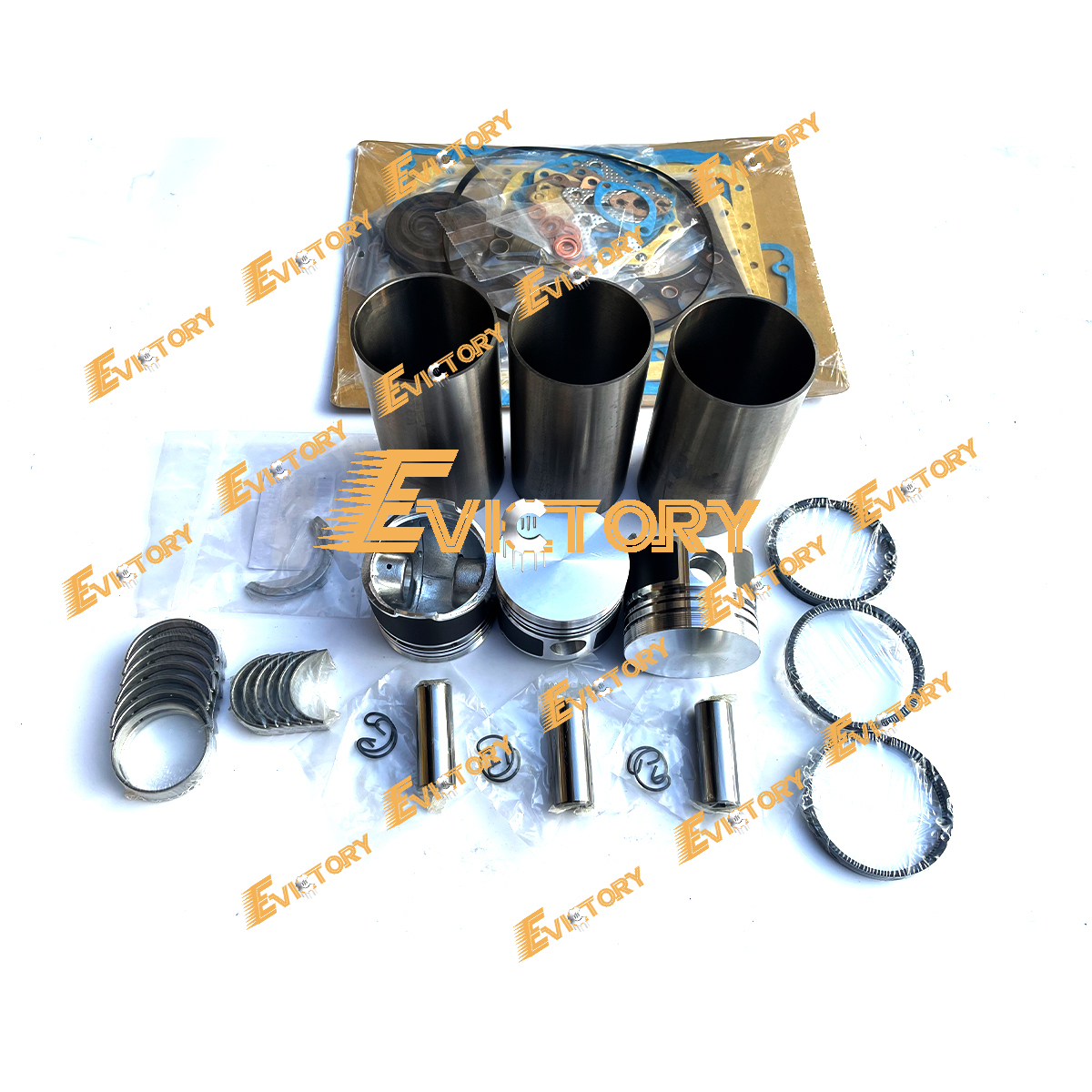 D951 Overhaul Rebuild Kit For Kubota Engine Repair Parts Piston Liner Gasket Set
