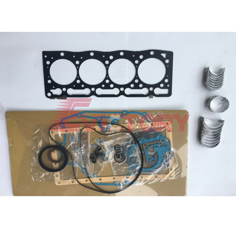 V1305 V1305-B Overhaul Rebuild Kit For Kubota Engine B2710HSD F3060 X-20 Tractor