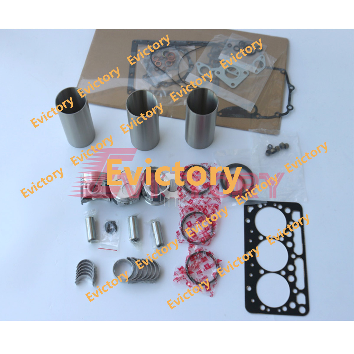 D722 D722EBH D722E Overhaul Rebuild Kit for Kubota Engine K008 Excavator Repair