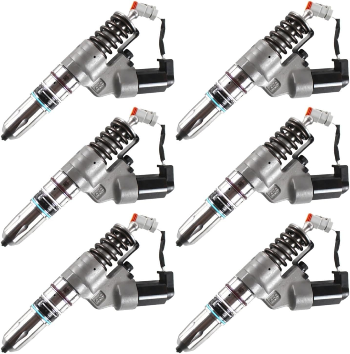 3411753 3411753RX 3411753PX Common Rail Injector 6-Pack for Cummins M11 ISM ISM11 QSM11 Diesel Engine