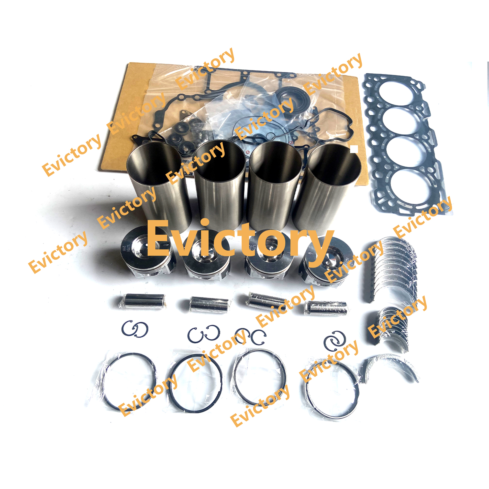 V3307 V3307DI Crankshaft Overhaul Rebuild Kit For Kubota Engine Bobcat S630 T650