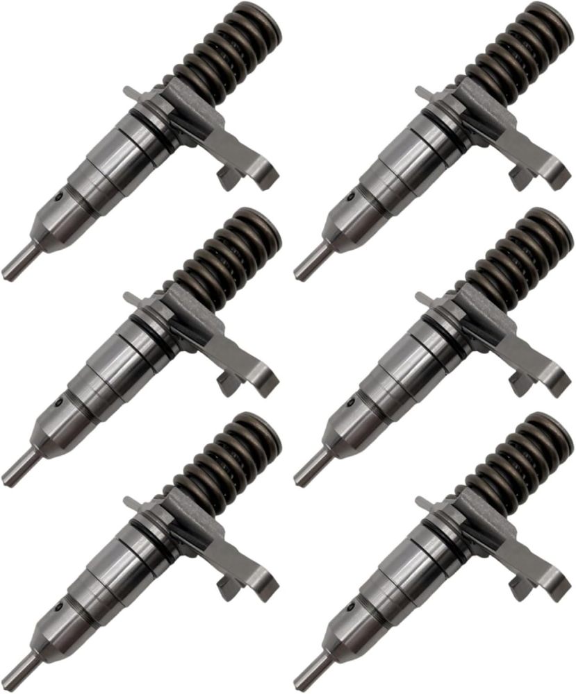 127-8218 1278218 0R-8684 Diesel Fuel Injector 6-Pack for Caterpillar CAT 3114 3116 3126 Engine 535B 525B Skidder 962G 950G 960F Loader IT62G 533 543 TK380 TK371 TK381 TK370 570 580