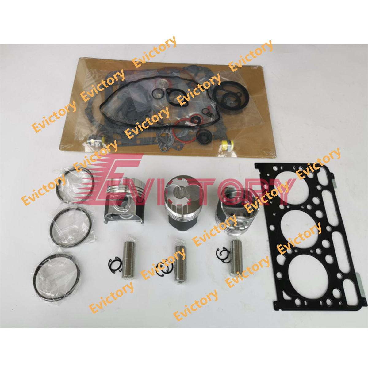 For Kubota D1503 Overhaul Rebuild Kit Engine Repair Parts L3010 Tractor Loader