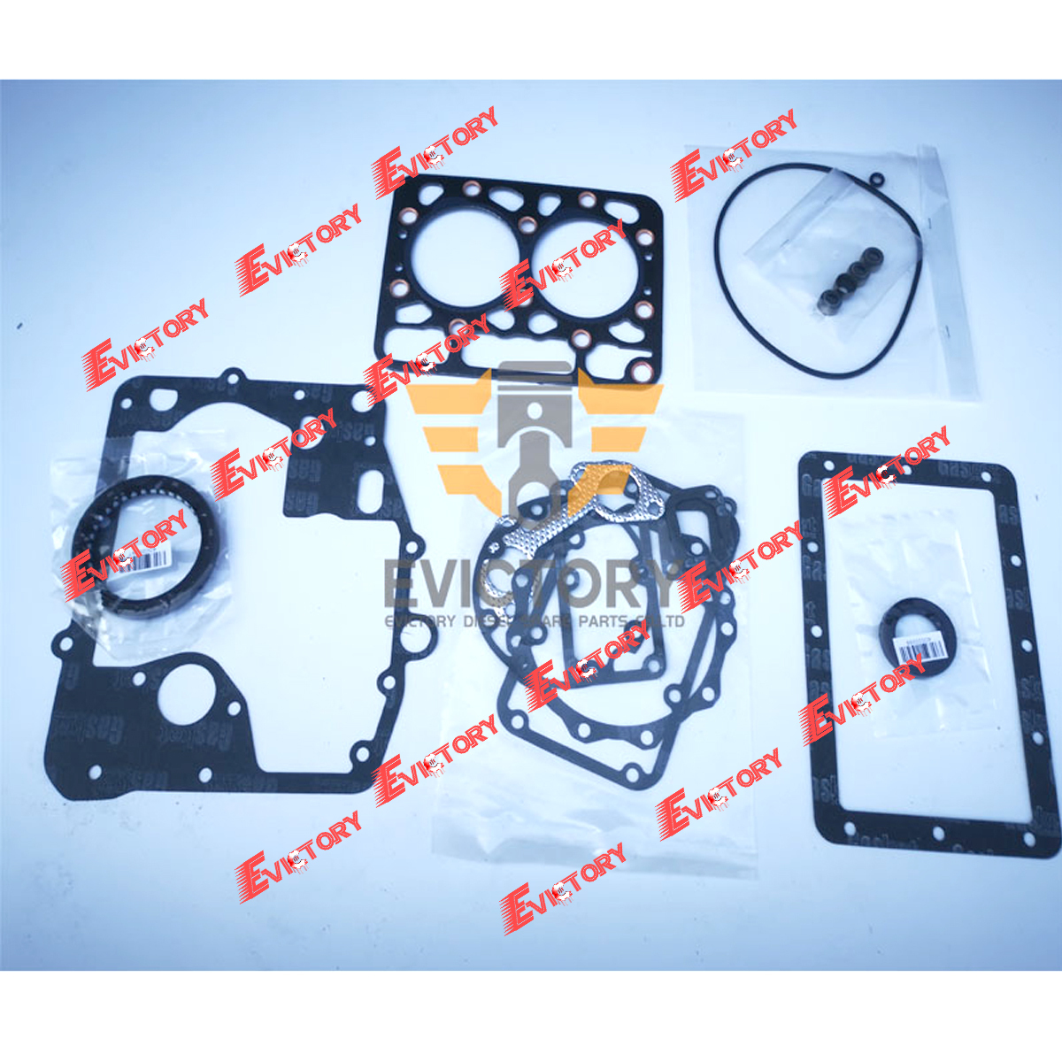 For Kubota Z500 ZB500 Full Overhaul Gasket Kit B5000 B5001 B5100 Tractor Engine