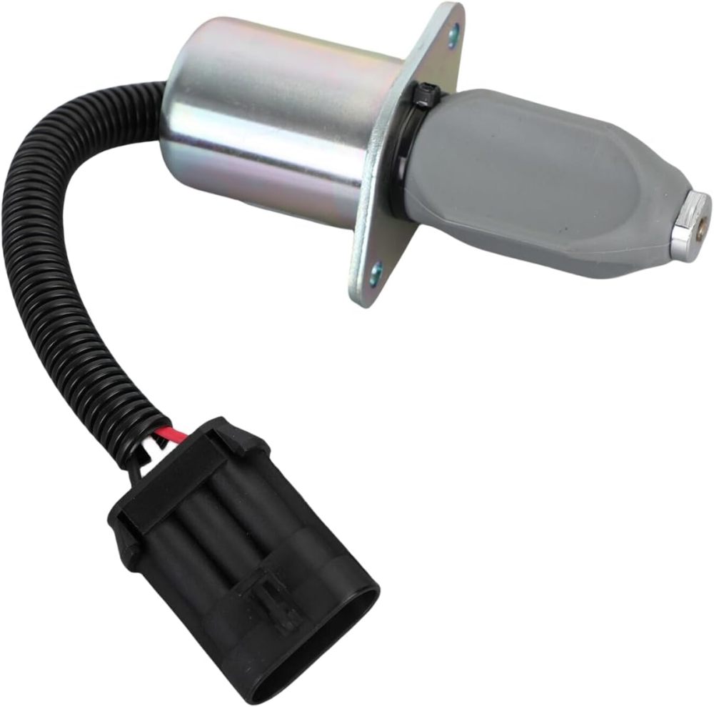 6681513 6681512 6667993 Fuel Shut Off Solenoid Valve 12V for Bobcat Skid Steer 751 753 763 773 853 863 873 883 953 325 328 331 334 337 341 5600 S150 S160