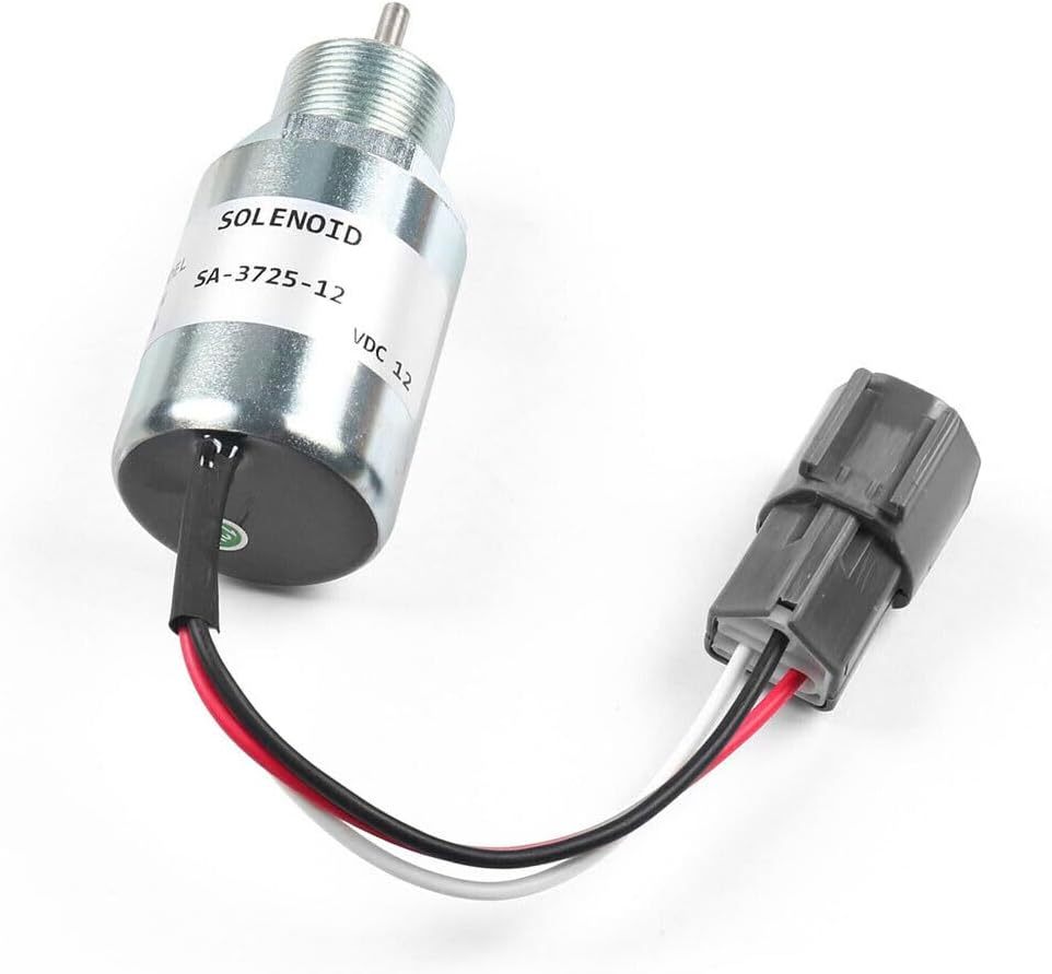 SA-3725-12 30A87-10400 30A87-20401 30A87-00040 Fuel Shutoff Solenoid 12V for Mitsubishi S4L S3L L3E Engine Volvo EC13B EC25B EC30 EC35 Excavator