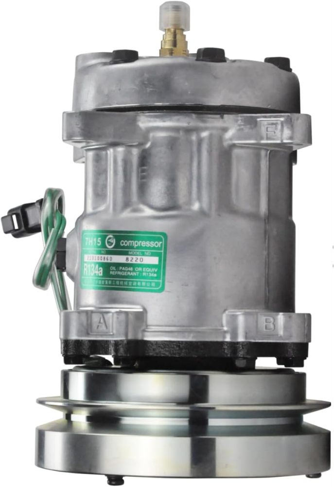 3E-1906 3E1906 Air Conditioning Compressor 24V for Caterpillar CAT 312B 318B 320B 322B 325B 330B M320 M318 Excavator D25D D30D D250E D300E D350E D400E Truck 924F 966G 980G 992G 910F 972G