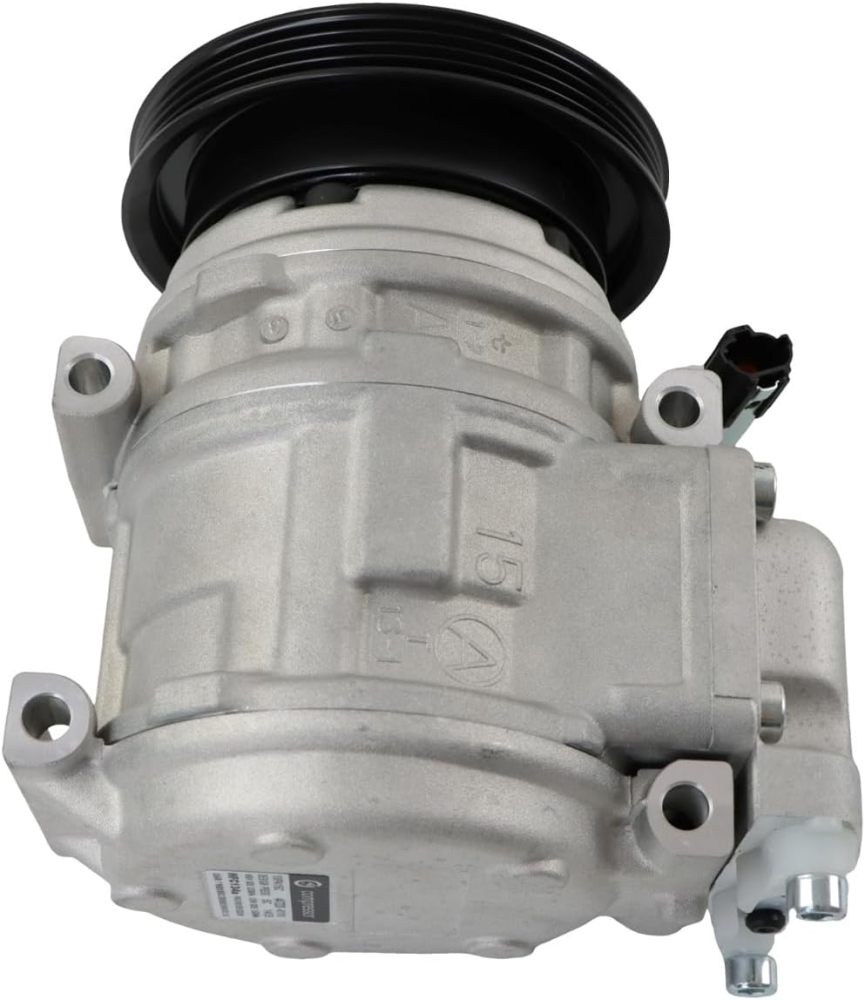 2208-6013B 44020-00070 10PA15C Air Conditioning Compressor with 24 Volt Clutch for Daewoo Doosan DH220-5 DX225LC-V DX180 DX255 DX300 DX340 Excavator DL200 DL220 DL250 Loader 4PK