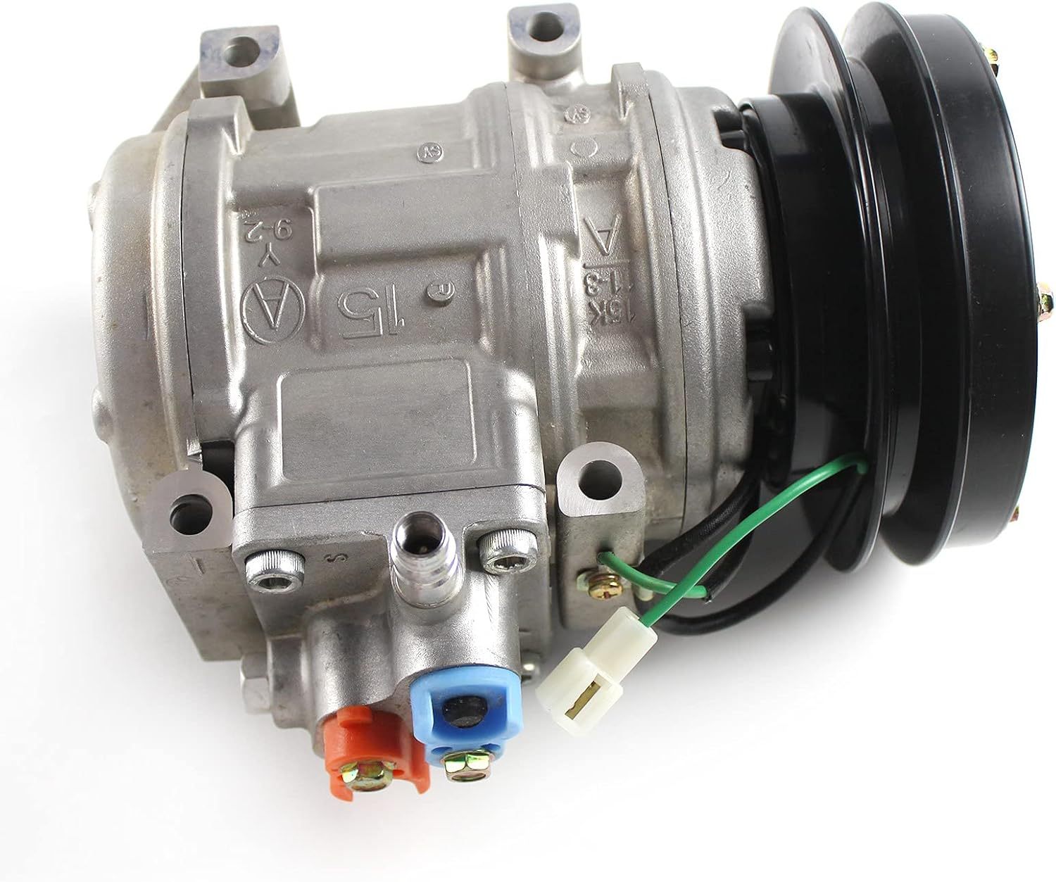 20Y-979-3111 20Y-979-3110 10PA15C Air Conditioning Compressor 1PK 24V for Komatsu PC200-6 PC210-6 PC300-6 Excavator D155AX-5 D31PX-21 D39PX-21 D475A D575A D85A D85E Bulldozer