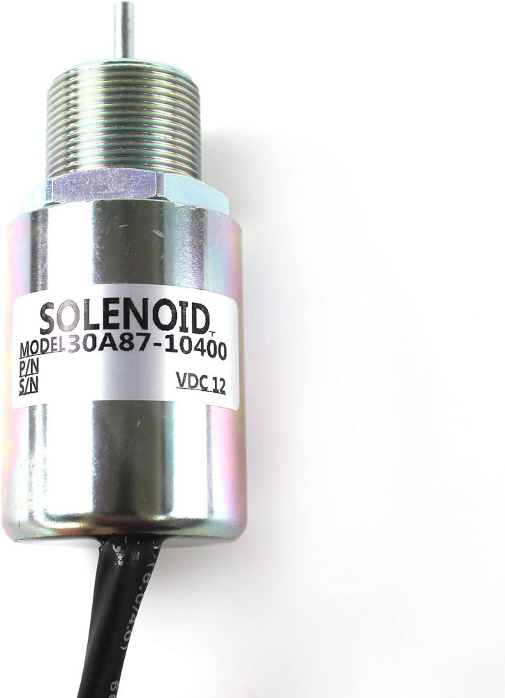 SA-3725-12 30A87-10400 30A87-20401 30A87-00040 Fuel Shutoff Solenoid 12V for Mitsubishi S4L S3L L3E Engine Volvo EC13B EC25B EC30 EC35 Excavator