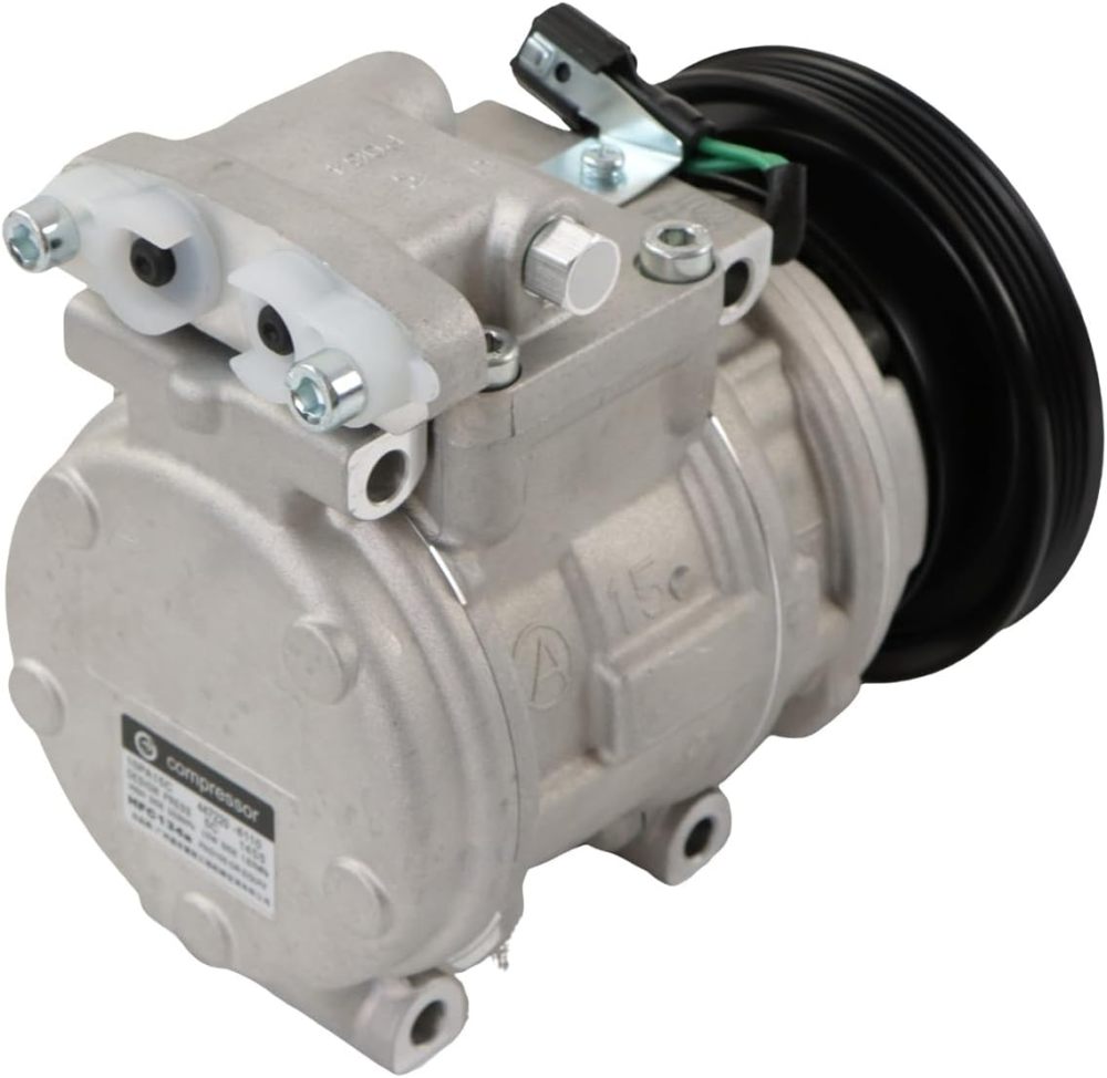 2208-6013B 44020-00070 10PA15C Air Conditioning Compressor with 24 Volt Clutch for Daewoo Doosan DH220-5 DX225LC-V DX180 DX255 DX300 DX340 Excavator DL200 DL220 DL250 Loader 4PK