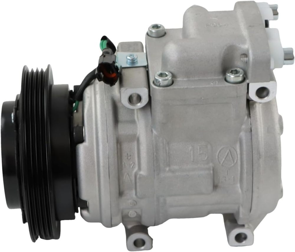 2208-6013B 44020-00070 10PA15C Air Conditioning Compressor with 24 Volt Clutch for Daewoo Doosan DH220-5 DX225LC-V DX180 DX255 DX300 DX340 Excavator DL200 DL220 DL250 Loader 4PK