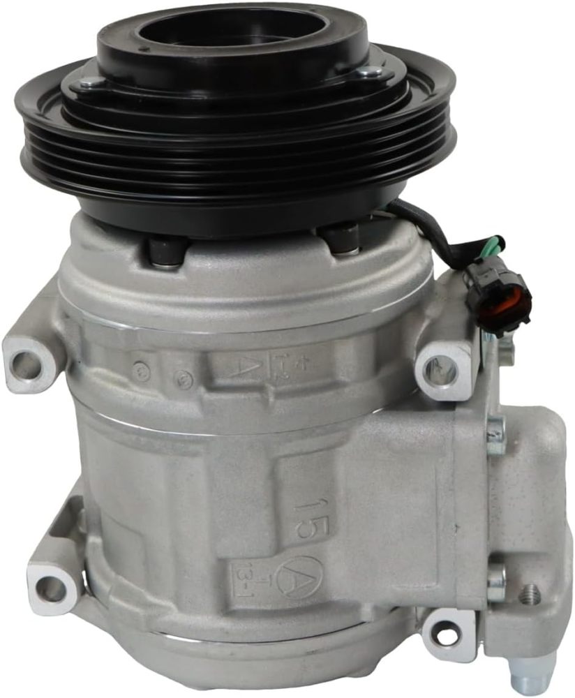 2208-6013B 44020-00070 10PA15C Air Conditioning Compressor with 24 Volt Clutch for Daewoo Doosan DH220-5 DX225LC-V DX180 DX255 DX300 DX340 Excavator DL200 DL220 DL250 Loader 4PK