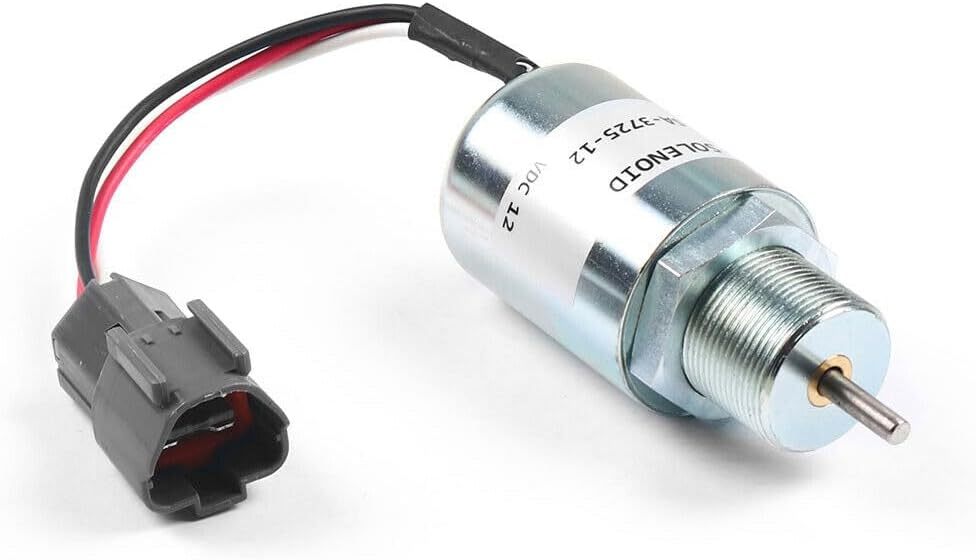 SA-3725-12 30A87-10400 30A87-20401 30A87-00040 Fuel Shutoff Solenoid 12V for Mitsubishi S4L S3L L3E Engine Volvo EC13B EC25B EC30 EC35 Excavator