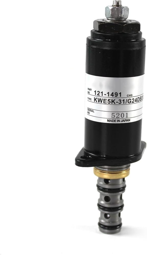 KWE5K-31/G24DB30 121-1491 Hydraulic Pump Solenoid Valve for Caterpillar CAT E320B 315C 320C 325C 330C 330D Excavator
