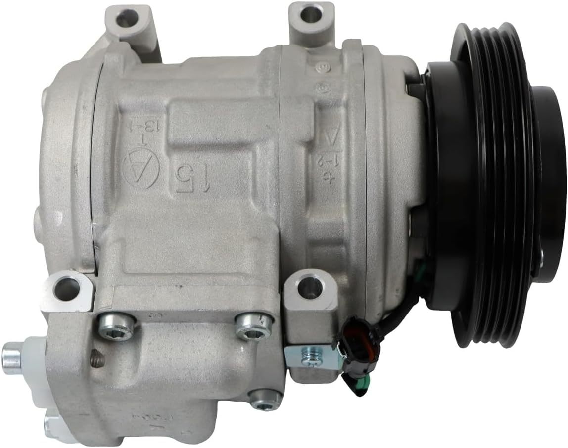 2208-6013B 44020-00070 10PA15C Air Conditioning Compressor with 24 Volt Clutch for Daewoo Doosan DH220-5 DX225LC-V DX180 DX255 DX300 DX340 Excavator DL200 DL220 DL250 Loader 4PK