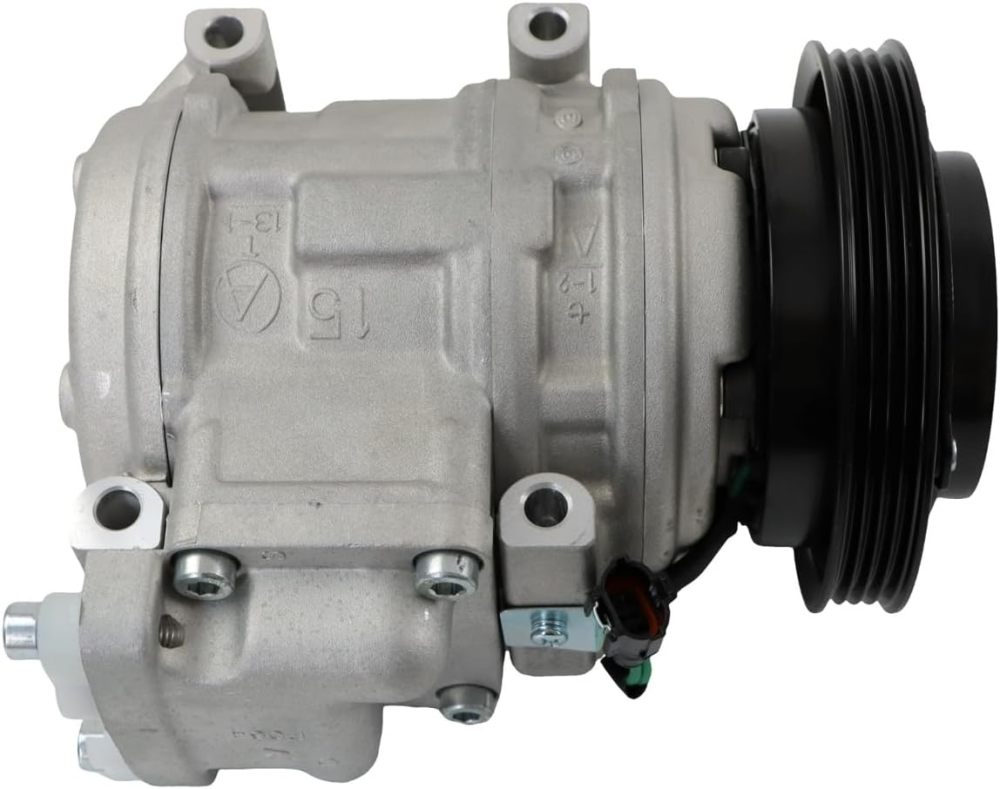 2208-6013B 44020-00070 10PA15C Air Conditioning Compressor with 24 Volt Clutch for Daewoo Doosan DH220-5 DX225LC-V DX180 DX255 DX300 DX340 Excavator DL200 DL220 DL250 Loader 4PK