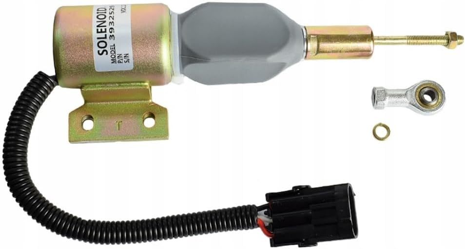 3932529 3932700 SA-4756-12 SA-4891-12 3932329 Fuel Shut Off Solenoid Valve 12V for Cummins 6BT 4BT 5.9L Engine 1150H 550G Dozer