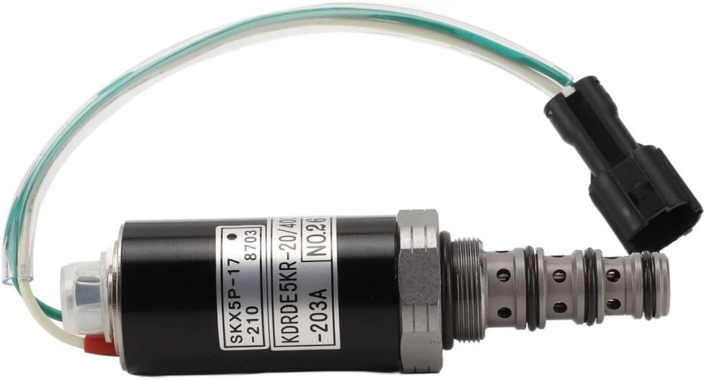 KDRDE5KR-20/40C13-203A SKX5P-17-210 Hydraulic Pump Solenoid Valve for Kobelco SK200-3 Sumitomo SH200-2 SH200-5 Volvo EC210 EC240