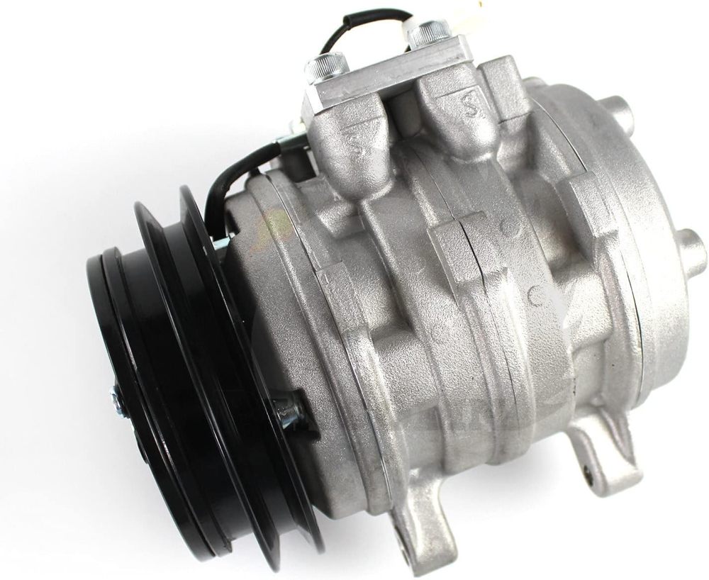 PANGOLIN T0070-87290 A/C Compressor Air Conditioning Compressor with Clutch Assy for Kubota L3600 L3710 L4200 L4610 M900 M5700 M6800 M8200 M9000 U35-S2 DT-HSTC Tractors, Repalce OE 447200-7443