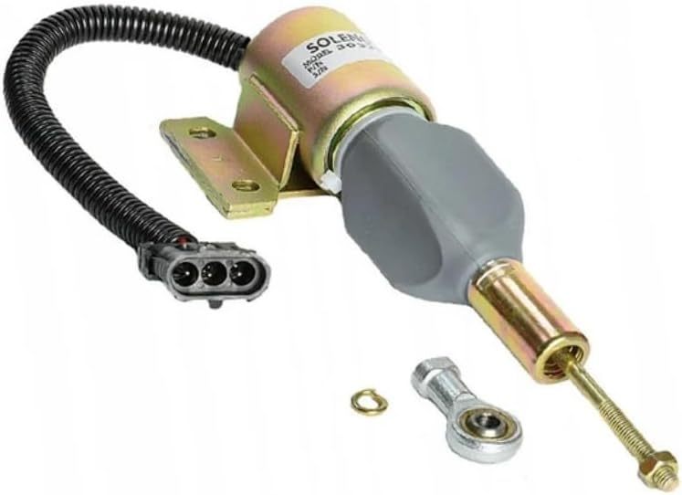 3932529 3932700 SA-4756-12 SA-4891-12 3932329 Fuel Shut Off Solenoid Valve 12V for Cummins 6BT 4BT 5.9L Engine 1150H 550G Dozer
