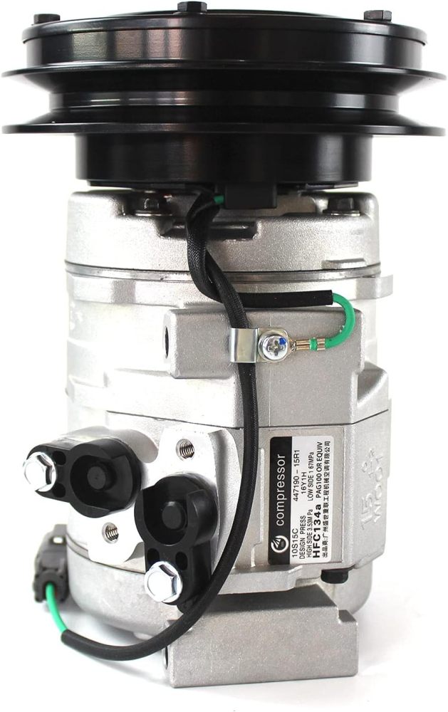 PANGOLIN 20Y-979-6121 24V Air Conditioning Compressor for Komatsu PC200-7 PC360-7 PC200-8 PC220-8 PC270-8 PC300-8 10S15C ST150101 1B R134A AC Compressor Excavator Spare Parts