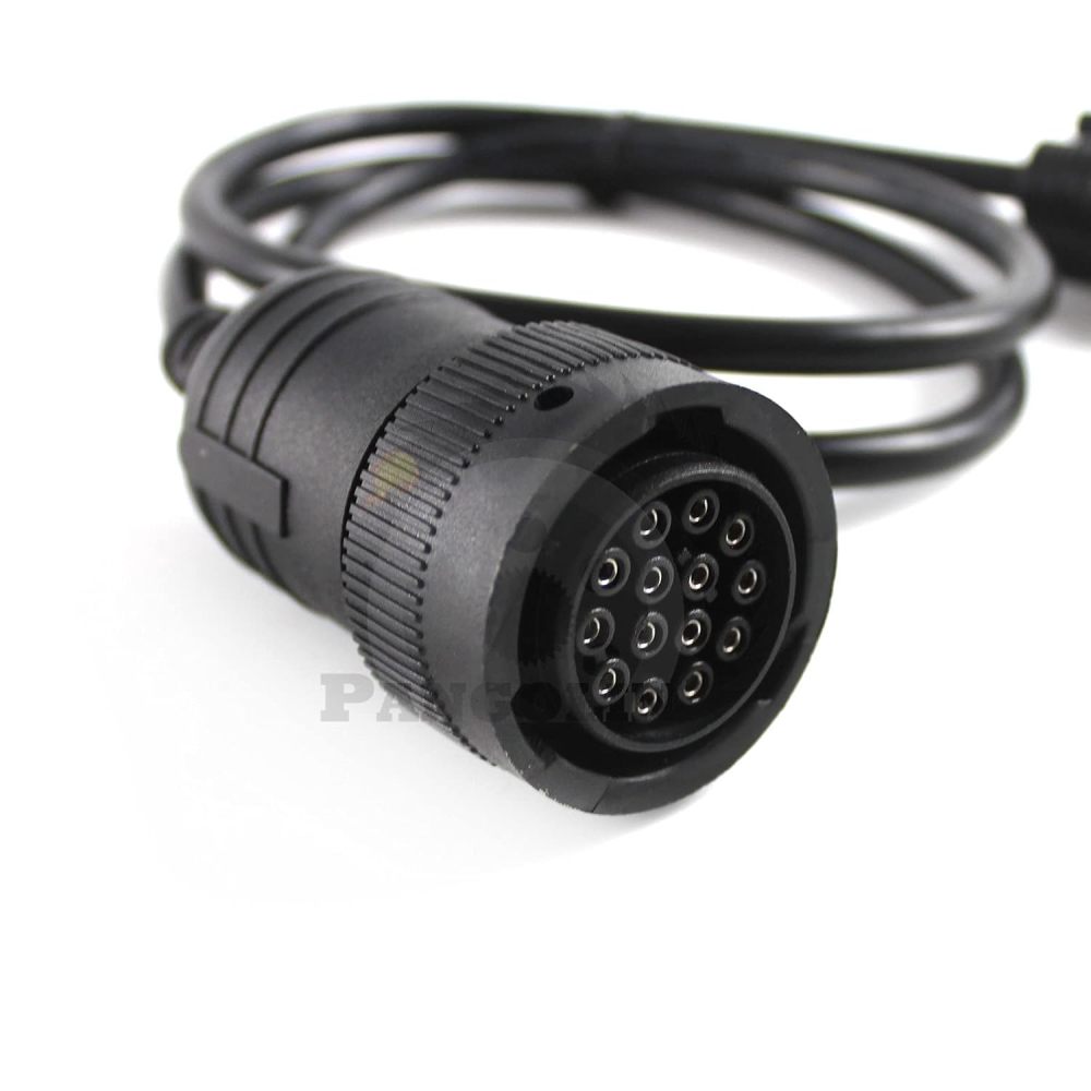 PANGOLIN 317-7485 457-6114 ET-3 ET3 Connector Cable with 14 Pins for Diagnostic Adapter Tool ET-III Cable Excavator Spare Parts
