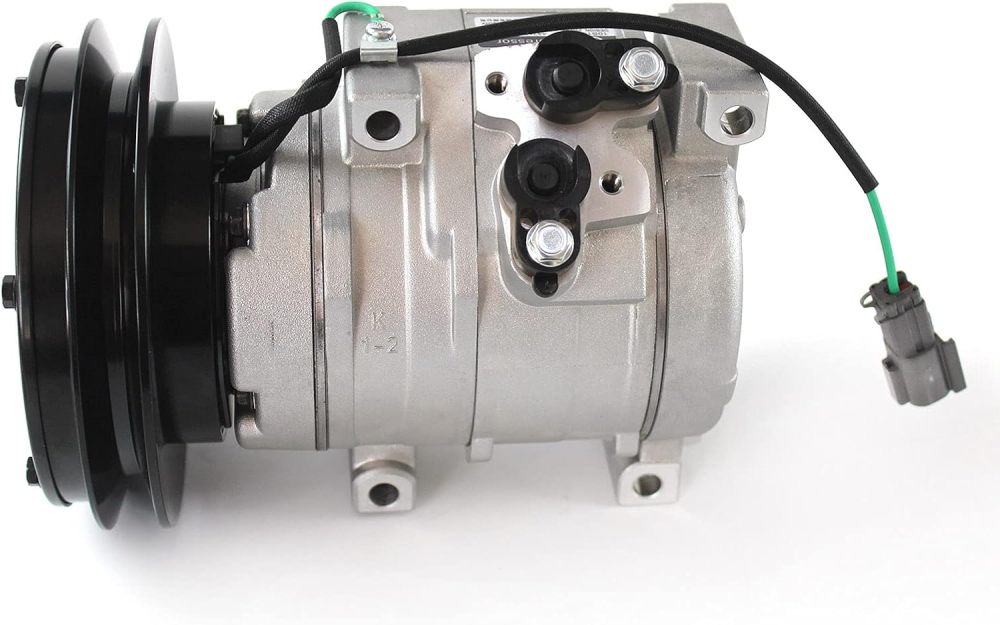 PANGOLIN 20Y-979-6121 24V Air Conditioning Compressor for Komatsu PC200-7 PC360-7 PC200-8 PC220-8 PC270-8 PC300-8 10S15C ST150101 1B R134A AC Compressor Excavator Spare Parts