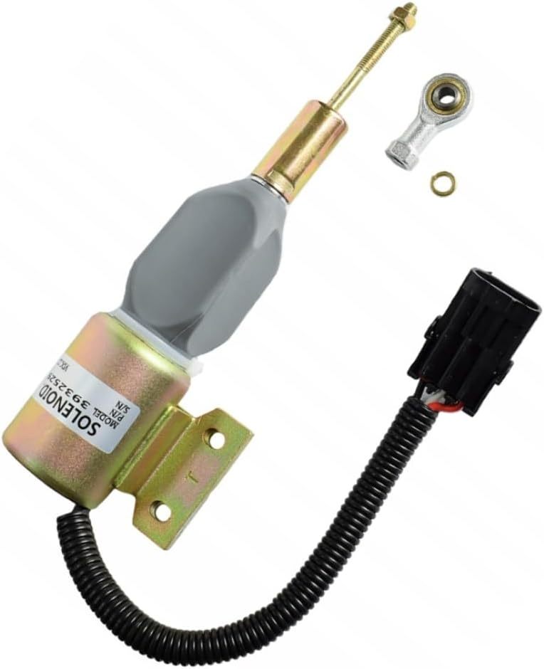 3932529 3932700 SA-4756-12 SA-4891-12 3932329 Fuel Shut Off Solenoid Valve 12V for Cummins 6BT 4BT 5.9L Engine 1150H 550G Dozer