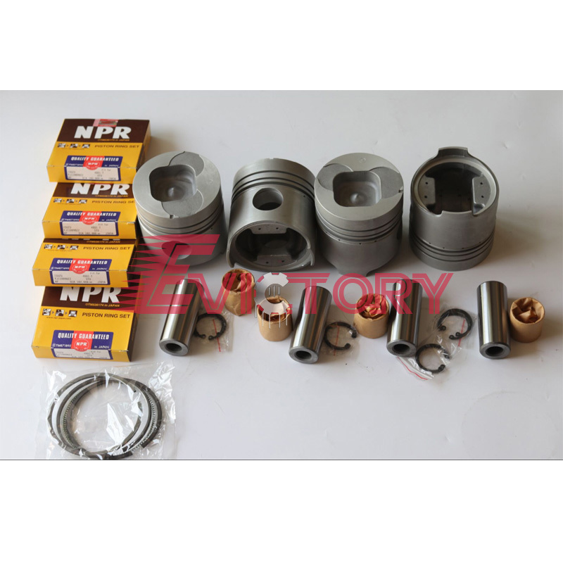 4BD1 4BD1T Rebuild Kit For Isuzu Engine Sumitomo SH100 SH120 Excavator Repair